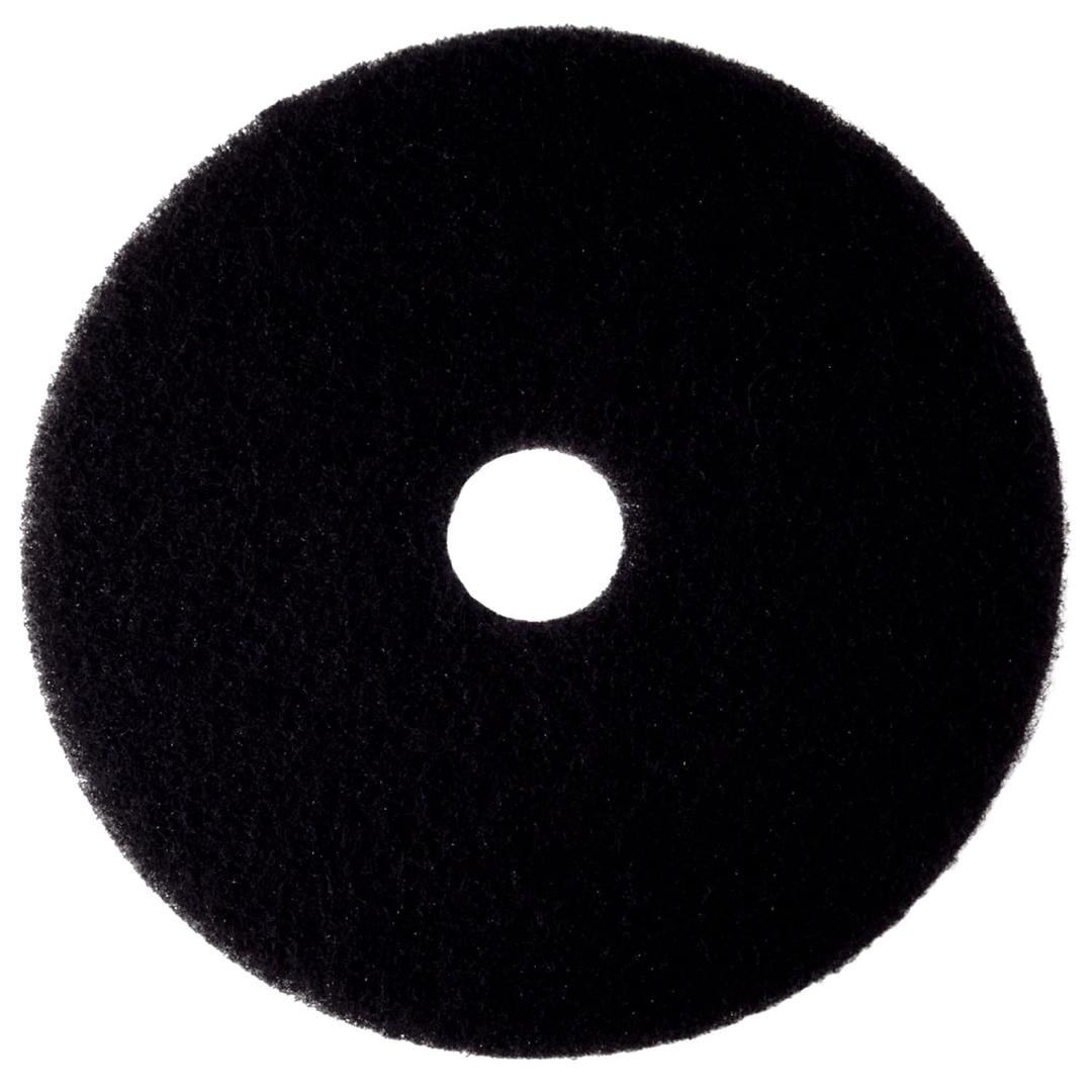 3M High Productivity Floor Pad 7300, 16", Removes Old Floor Finish, Dirt and Buildup