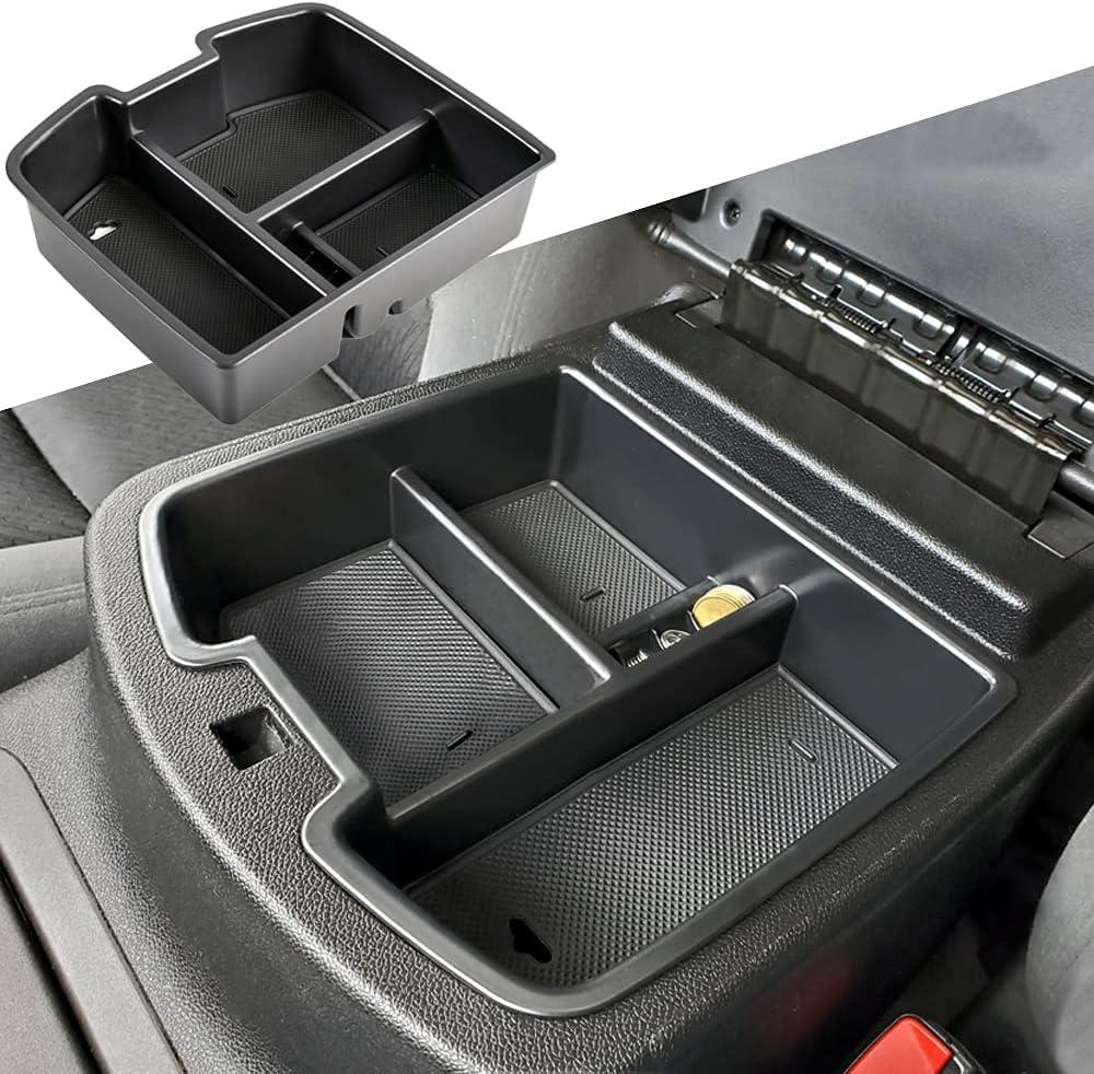 TACORBO Center Console Organizer Tray for 2007-2014 GMC Sierra 2500 3500 Accessories Yukon XL Silverado 2500 3500 Suburban 1500 Tahoe / 07-13 GMC Sierra 1500 Chevy Silverado Suburban 2500 Avalanche (Balck)