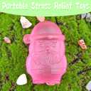 Textured Santa Claus Squishy Fidget Toy, Slow Rebound Stress Relief Christmas Toy, Tactile Anxiety Relief Desk Fidget for Adults, One-of-a-Kind Holiday Relaxation Toy