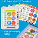 Phonics Machine Learning Pad - Electronic Reading Game for Kids Age 5-11 - Learn to Read with 720 Phonic and Letter Sound Questions