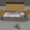 Crystal Cabinet Knobs, 8 Pack Gold Drawer Dresser Knobs, Single Hole Vintage Dresser Pulls for Cupboard, Closet, Bathroom, Dresser, Drawers, Retro Oval Flower Design (Brass) Oval