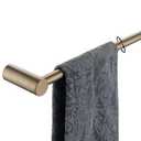 JQK Bath Towel Bar Champagne Bronze, 32.5 Inch 304 Stainless Steel Thicken 0.8mm 2 Pieces Towel Rack Bathroom Wall Mount, Useable Length 30 Inch, TB610L30-CB