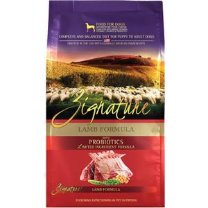 Zignature Lamb Limited Ingredient Formula Dry Dog Food 25lb (EXP 08/19/27)