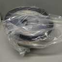 TeamFar Mixing Bowls with Colander Set, Stainless Steel Strainer and Nesting Salad Bowls, with Lids & 3 Graters, Non-Slip Bottom & Visible Lid, Rotatable & Dishwasher Safe, 4.6/3/1.5 QT, Black