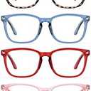 CCVOO Reading Glasses for Women/Men, Eyeglasses, Blue Light Readers for Women/Men, Computer Eye Glasses, Cheaters