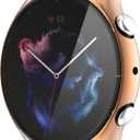 ECSEM Case Compatible with Amazfit GTR 3/GTR 3 Pro Screen Protector,Full Cover Protective Case TPU Plated Bumper Protector Case All-Around Shell for Amazfit GTR 3/GTR 3 Pro Smartwatch Accessory