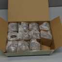 Soulchen 12 Pcs Clear Glass Christmas Ball Ornaments 2.36" Christmas Tree Hanging Ornaments Glass Balls Decorations Xmas Balls for Holiday Xmas Tree Decorations Gifts