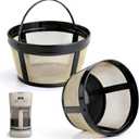Reusable Coffee Filters Replacement for BELLA Coffee Maker, 2Pcs Permanent Filter Basket Compatible with BELLA Pro 12 Cup