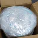 MLILY 3 Inch Full 5-Zone Gel Memory Foam Egg Crate Mattress Topper