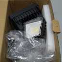 Abovizo 90W Flood Lights Outdoor, 10000LM Dusk to Dawn Outdoor Lighting, IP65 Waterproof, 6500K Daylight, 4 Heads LED Security Light for Garage, Yard, Porch (Black)