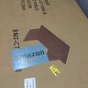 BON AUGURE Coffee Table for Living Room, Farmhouse Wood Center Table, Rectangle Mid-Century Living Room Tables, Unique Fluted Panel Coffee Tables (Rustic Oak, 43Inch)