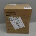 Mini Single Serve Coffee Maker for K Cup and Ground Coffee, Fast Brew One Cup Coffee Machine with Descaling Reminder and Water Window, 6 to 12 oz. Brew Sizes, Black (9.45 Inches)