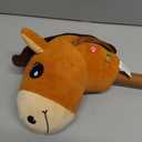 WALIKI Toys Stick Horse Brown (Plush, for Kids and Toddlers) Gift for 2 + Year Old boy Birthday