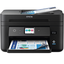 Epson Workforce WF-2960 Wireless All-in-One Printer with Scan, Copy, Fax, Auto Document Feeder, Automatic 2-Sided Printing, 2.4" Touchscreen Display, 150-Sheet Paper Tray and Ethernet,Black