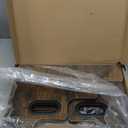 4-Tier Liquor Bottle Display Shelf, Coffee Syrup Rack Organizer, Water Bottle Organizer, Mini Bar Cabinet, Rustic Bar Shelves for Liquor Whiskey, Spirits (Brown)