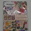 RIFLE PAPER CO. Blossom Stitched Notebook Set, Assorted Set of 3 Colorful Notebooks, 64 Ruled Pages with Gold Ink, Full Color Canvas Cover with White Text Paper Interior (6" W  8.5" L)