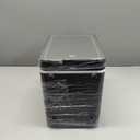 Xbeauty Skincare Mini Fridge With Dimmable LED Mirror, 4L Mini Refrigerator for SkinCare, Cosmetics, Food & Drinks, Portable Small Refrigerator for Bedroom, Dorm, Car, Office, Black