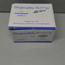 100 Pack 1ml Syringes with Needle - 25G 1 inch Disposable 1cc Syringe for Scientific Lab Use, Sterile Individually Wrapped