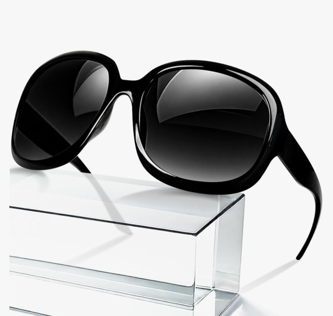miyya Bug Eye Oversized Polarized Sunglasses Womens, Trendy Retro Sun Glasses for Women 2025, Oversized UV Protection Shades