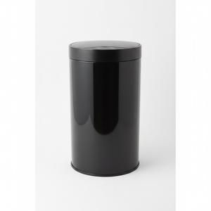 kaylowe Motion Sensor Bathroom Trash Can with Lid 4 Gallon Stainless Steel Garbage Cans Automatic Touchless Garbage Bin for Kitchen, Bedroom, Office, Living Room, Black