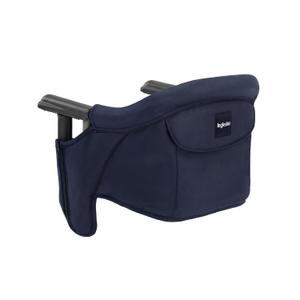Inglesina Fast Table Chair, Navy - Portable Baby High Chair - for Babies & Toddlers up to 37 lbs - Collapsible Design - Fits Tables 0.8'' to 3.5'' Thick - Compact & Easy to Use - Travel Bag Included