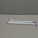 Bravada Select Double Lock-Seam Curtain Rod 28-48"
white
