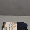 Pembrook Non Slip Crew Grip Socks Men & Women - 4 Pairs | Non Slip Socks for Elderly, Hospital, Pilates, Yoga, Barre, Home, XL