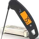 Lavatools Javelin® PRO Classic Ultra-Fast 2-Second Professional Digital Instant Read Meat Thermometer for Grill and Cooking, Auto-Rotating Backlit Display, IP65 Water Resistant – Ink