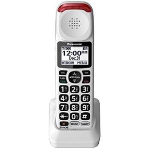 Panasonic Cordless Phone Handset Accessory Compatible with KX-TGM420W Series Cordless Phone Systems - KX-TGMA44W (White)