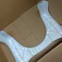 Squatty Potty Simple Curve Bathroom Toilet Stool 7 Inch - White