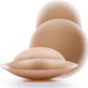 Nipple Covers - Seamless and Sheer Adhesive Silicone Nipple Pasties for Women Reusable, Sticky Breast Petals