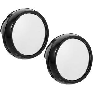 Rearview Mirror for Desk Monitor Clip-on Magnifying Computer Mirror 3-Inch Acrylic Lens Enhance Office Visibility and Security Camera Coverage