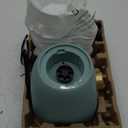 West Bend Timeless 5 Speed Multi-Function Blender, 48 oz Glass Jar, with Travel Cup (Blue Gold)