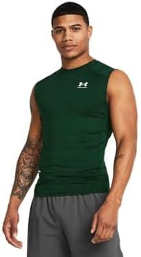 Under Armour Men's HeatGear Compression Sleeveless T-Shirt L
