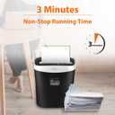 VidaTeco Paper Shredder for Home Office10-Sheet Cross-Cut Shredder with US Patented Cutter, Also Shreds Card/CD/Clip, Paper Shredding Machine for Home Use Heavy Duty with Jam Proof,3.9-Gallon Bin