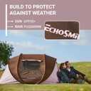 EchoSmile Pop Up Camping Tent, 4 Person Easy Setup Tent, Water Resistant Dome, Portable with Carry Bag, 110"L x 79"W x 47"H