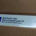 Medline Bed Assist Bar with Storage Pocket, Height Adjustable Bed Rail for Elderly Adults, Assistance for Getting In and Out of Bed at Home