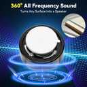50MM Resonance Speaker, 4Ω 50W 2 inch Strong Bass Vibration Transducer, All Frequency Louderspeaker Compatible with DIY Audio Projects Play, Audio Extension