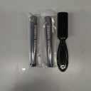 Striking Viking 2 Pack Beard Pencil Filler for Men with 4 Tips (Jet Black) - Fill, Shape & Define with this Long-Lasting, Waterproof Beard Pen Kit Including Brush