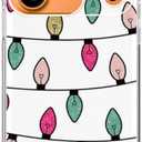 Colorful Christmas Lights Phone Case Compatible with iPhone 17 Pro, Christmas Holiday Phone Cover for iPhone 17 Pro