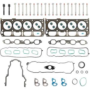 HS26744PT Cylinder Head Gasket Set Kit Bolt Fit for GMC Sierra Chevrolet/Chevy Silverado 1500 GMC Yukon XL Chevy/Chevrolet Suburban Tahoe 2014-2019 5.3L 5.3 V8 Engine (GM5.3-1)