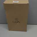 Lolalet Jewelry Organizer Stand, No Assembly Needed Display Storage with Rotating Earring Holder and Velvet Ring Tray for Necklace Bracelet Studs,Christmas Gifts Room Dorm Decor for Teen Girls -White