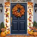 Avezano Fall Banner Thanksgiving Door Banners Thanksgiving Door Decorations Fall Decorations Outdoor