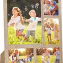 Farmhouse 8X10 Picture Frame with 5 Openings Display Photo frames multiple pictures 8X10,Two 4X6 and 4X4 Photos Wood Collage Frame for Wall Mounting or Tabletop Display