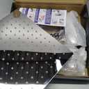 LED Shower Head, 12 LED Shower Head with Color Changing Lights, High Pressure Rainfall Shower Head Combo, Chrome Stainless Steel & 11 Flexible Curved Arm, 60 Hose