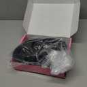 Afro Wig V Part Kinky Curly Wigs for Black Women, 180% Density Wear and Go Glueless Wig with Unique Bouncy Curls in the End, Synthetic No Leave out Clip in (#1B Black wig, 22 Inch)