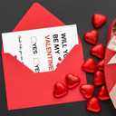 2 x Missonemi Funny Valentines Day Card Gifts for Him Her, Sweet Valentines Day Cards for Women Men-Will You Be My Valentine (MS450)