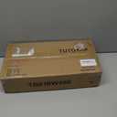 TUTOTAK Small End Table with Charging Station, Narrow Side Table with USB Ports and Outlets, Skinny Sofa Table, Slim Nightstand, Living Room, Bed Room, White TB01BW060 (2-Tier7.9"D x 15.8"W x 22.5"H)