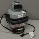 Ninja Crispi Air Fryer, Microwave, Freezer & Dishwasher Safe, Non Toxic Glass Portable Cooking System, 4 QT & 6 Cup Glass Containers with Storage Lids, Easy Meals, Air Fry, Bake, Green, FN101SG (Sage)