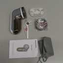 BEAUTURAL Fabric Shaver and Lint Remover, Sweater Defuzzer with 2-Speeds, 2 Replaceable Stainless Steel Blades, Battery Operated, Remove Clothes Fuzz, Lint Balls, Pills, Bobbles Gray